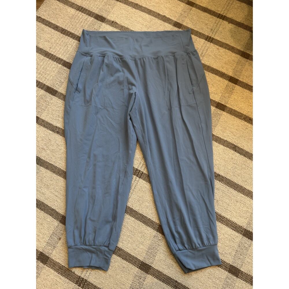 Athleta Salutation Jogger Crop Pants Blue Women’s 3X Light Blue